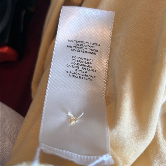 Wilfred Button Down Long Sleeve Pale Yellow - Picture 4 of 5